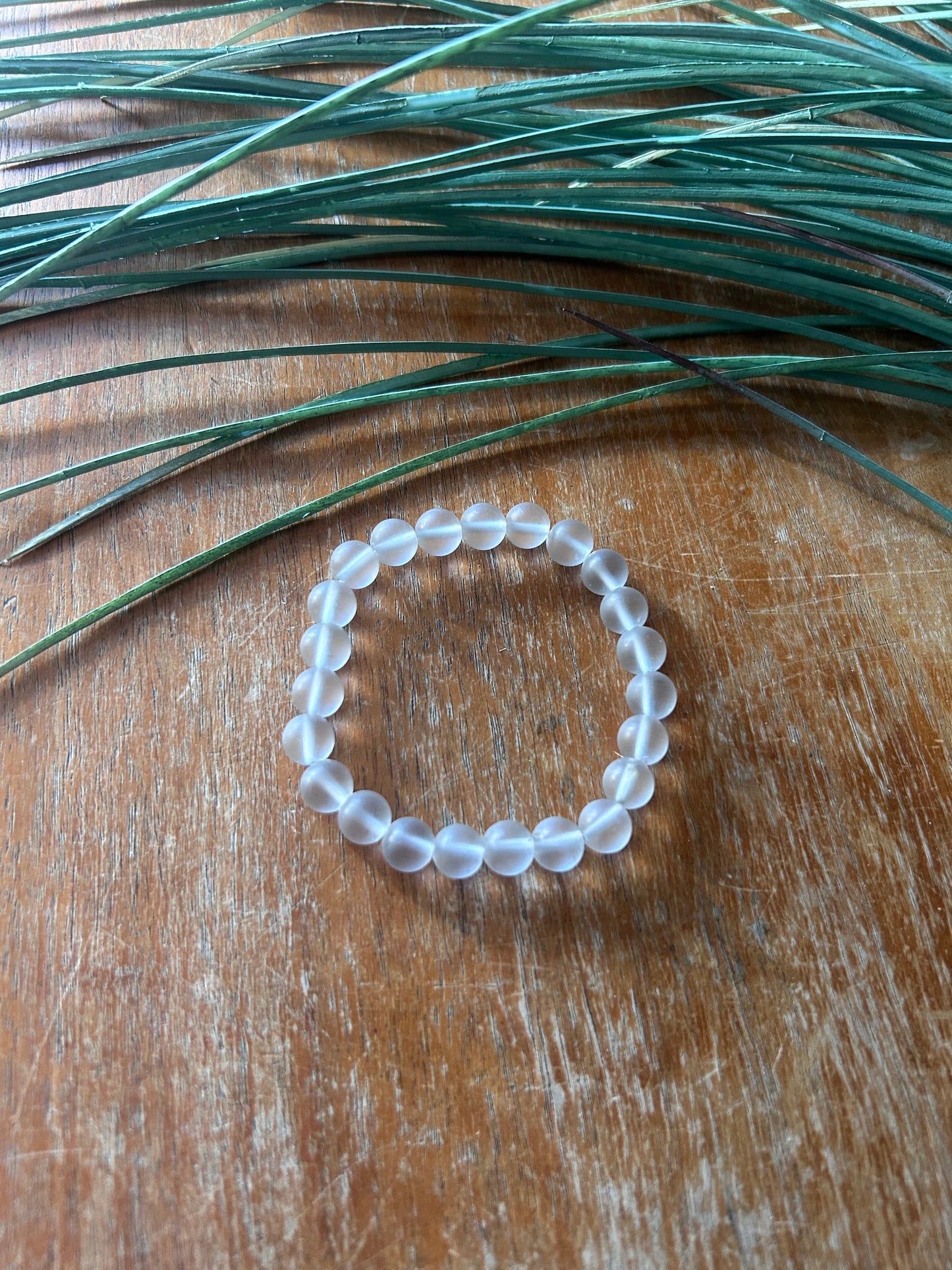 Armband Bergkristall Frostad 8 mm