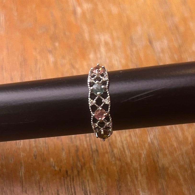 Ring Regnbågsturmalin