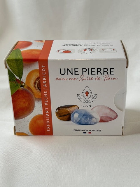 Tvål Peach/abricot med kristall