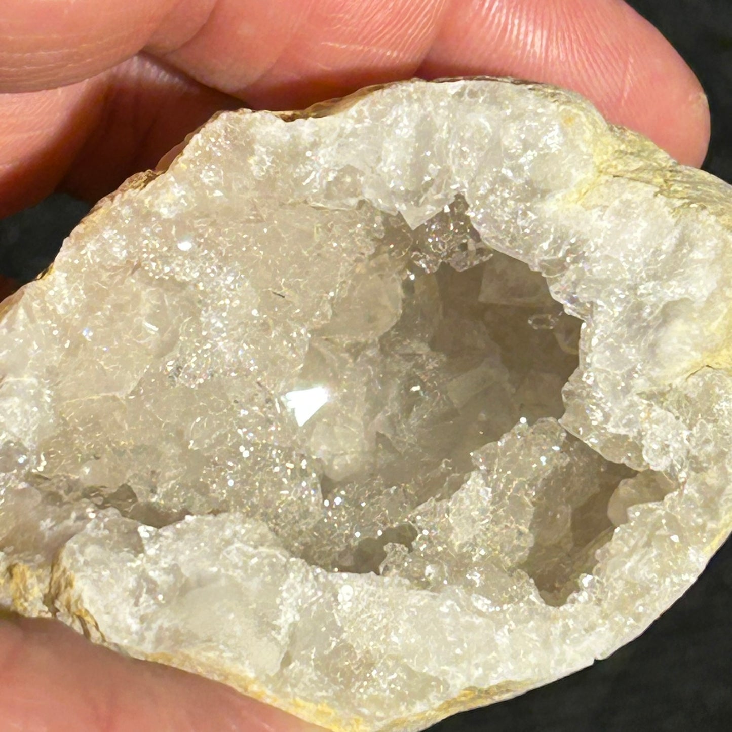 Geod Bergkristall halva